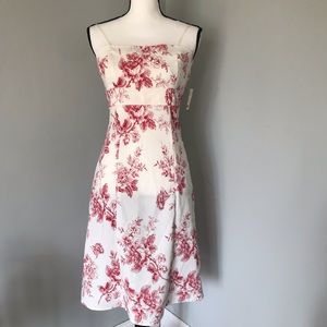 Floral tube top dress
